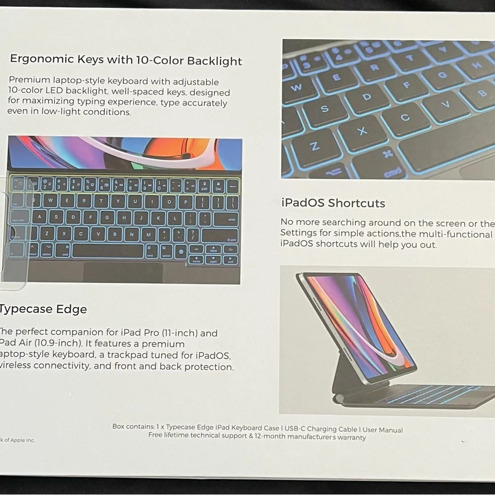 Typecase Edge magnetic keyboard.